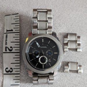 Men's Fossil stainless steel watch